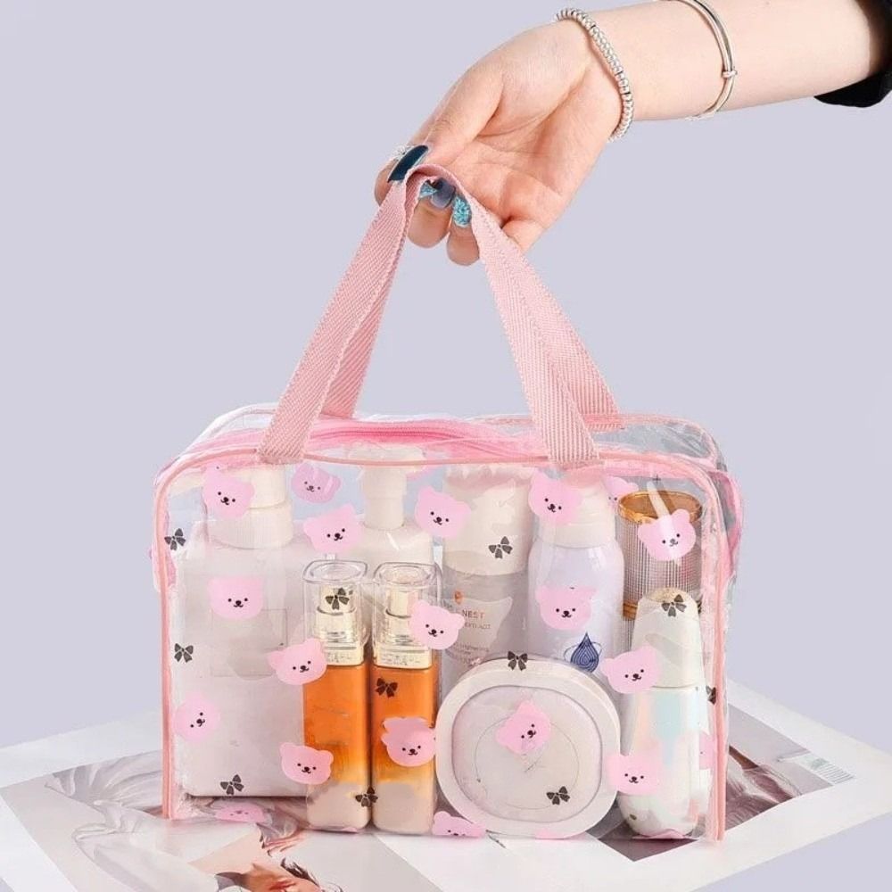 Cosmetic Bags - Tragbare, geräumige Toilettenartikel-Tasche aus PVC, wasserdicht,