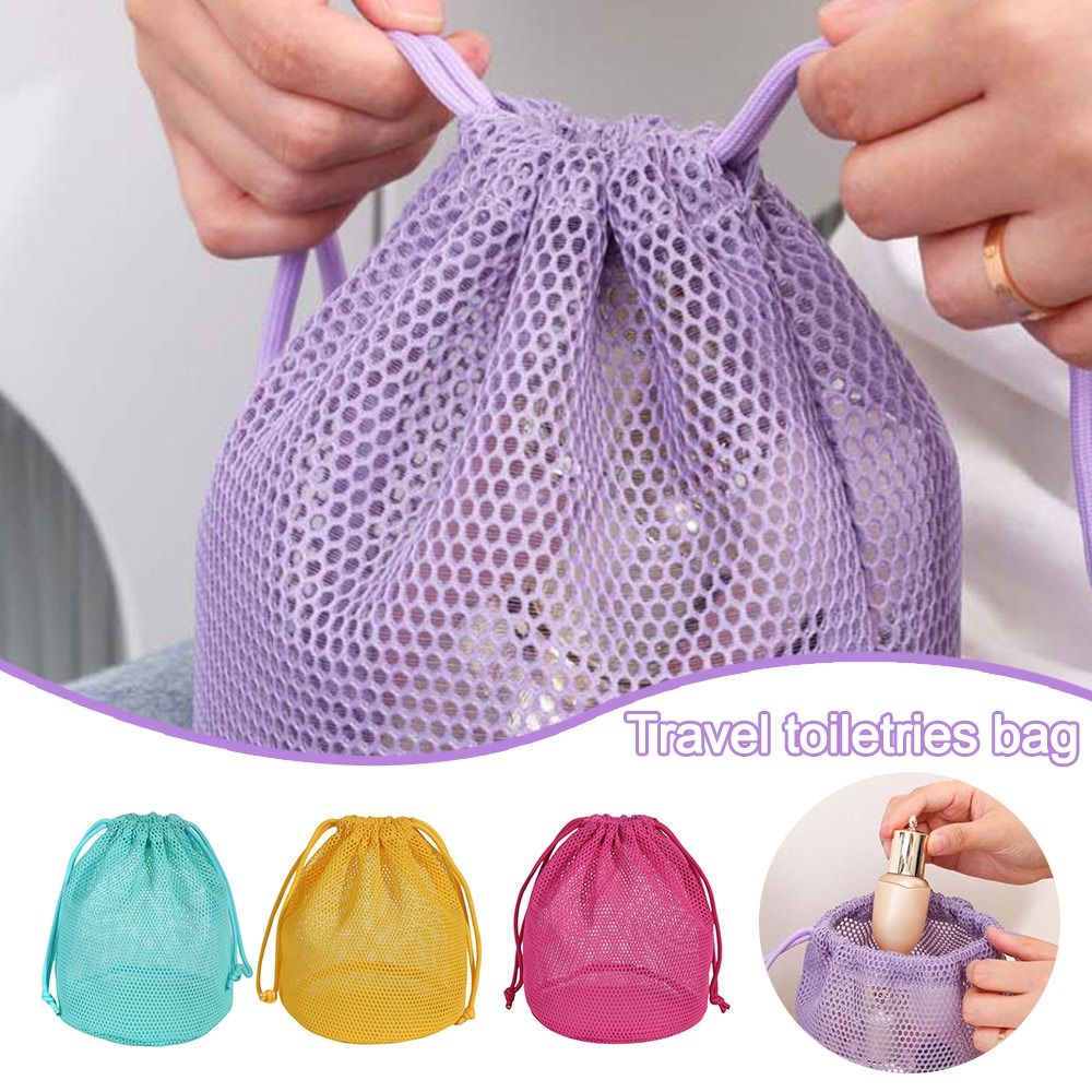 Cosmetic Bags - Neue Kosmetiktasche in Dopamin-Farben, Netzstoff, große