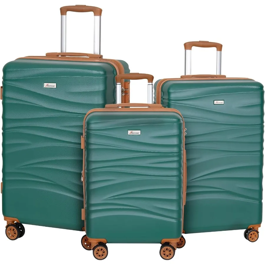 Expandable Hard Shell Luggage Set - Hartschalen-Koffer-Set, 3-teilig, mit ausziehbaren Seitenwänden und