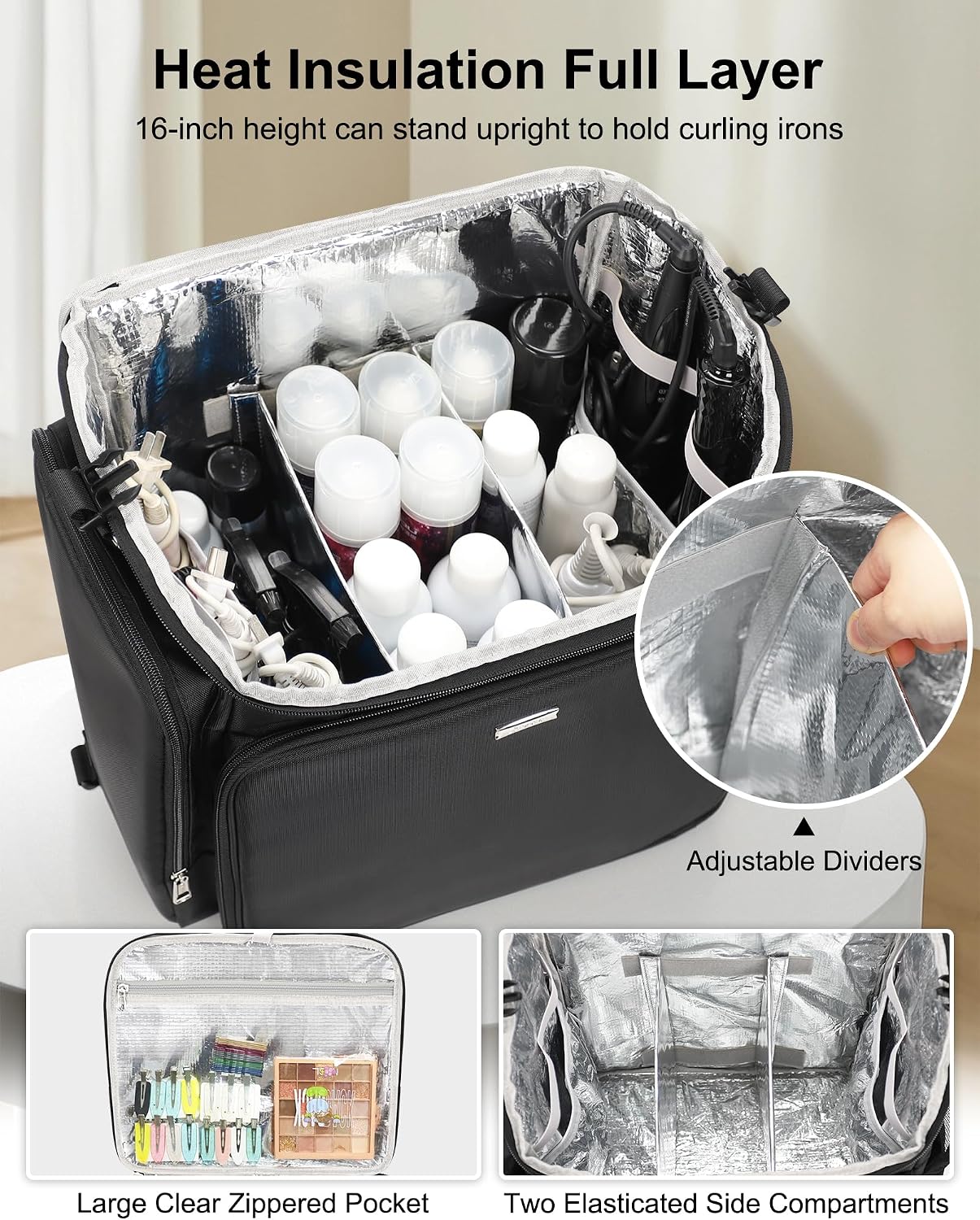 Rollender Make-up-Koffer, Haar – Travel Bags Bewertung und Preis