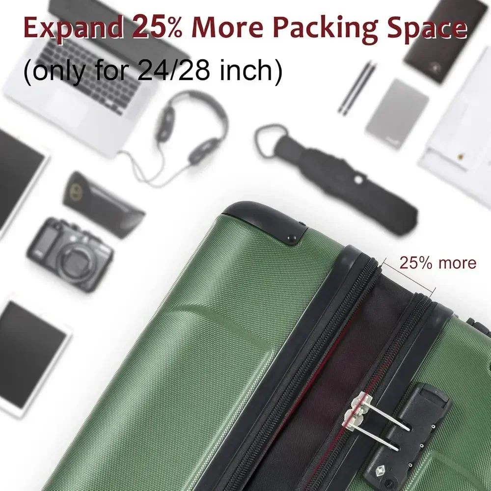 6-teiliges, erweiterbares Hart – Expandable Hard Shell Luggage Set Bewertung und Preis