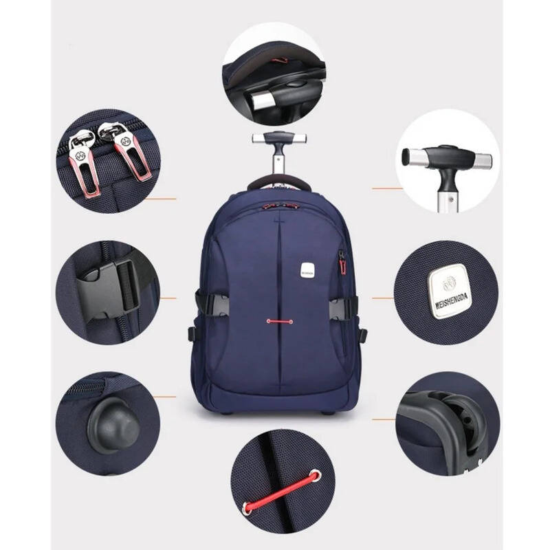 Rucksack mit Rollen, Rollen, R – Foldable Rolling Luggage Bag Bewertung und Preis