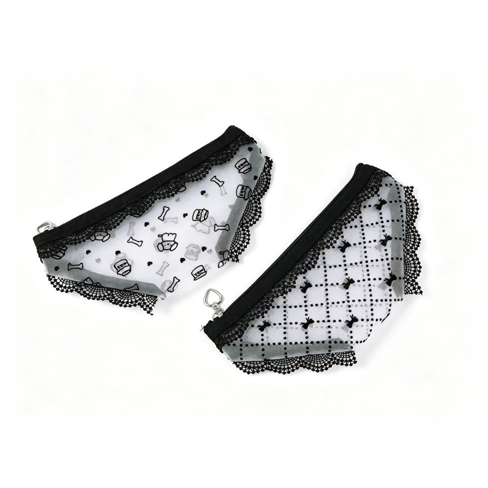 Niedliche Spitzen-Netz-Aufbewa – Cosmetic Bags Bewertung und Preis