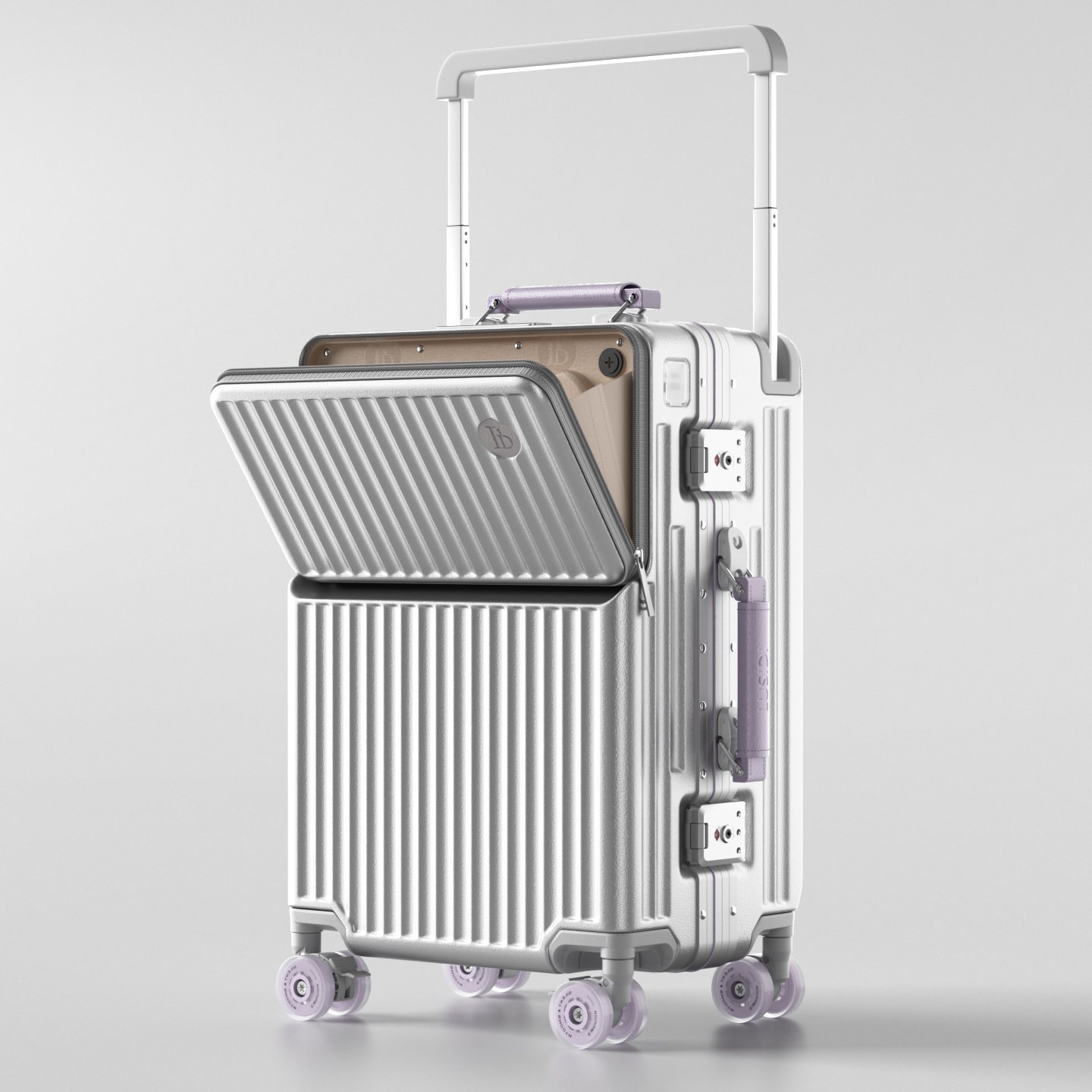 Vorderseitig Öffnender Koffer  – Aluminum Frame Carry On Luggage Bewertung und Preis