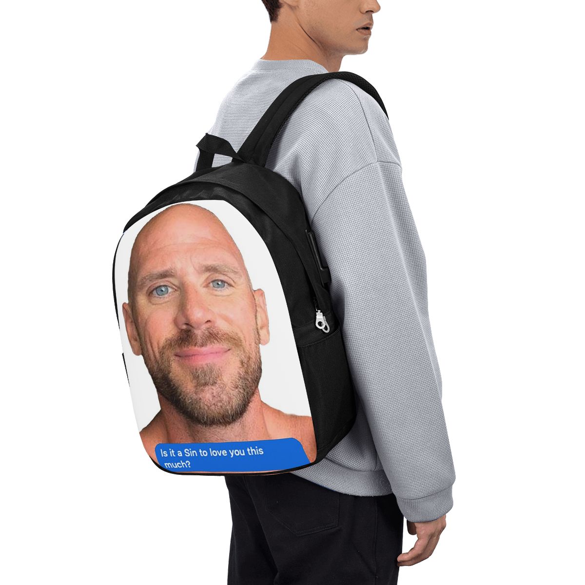 Johnny Sins Flirty Text Bubble – Backpacks Bewertung und Preis