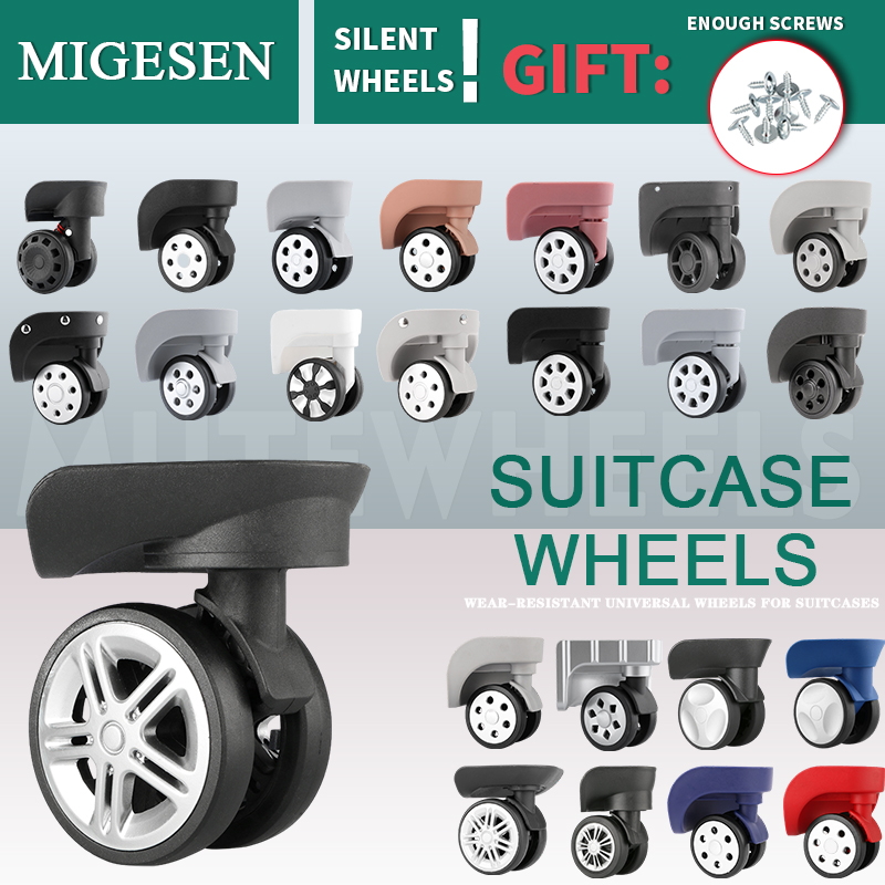 1 Paar Universal-Gepäckrad-Ers – Silent Replacement Luggage Wheels Bewertung und Preis