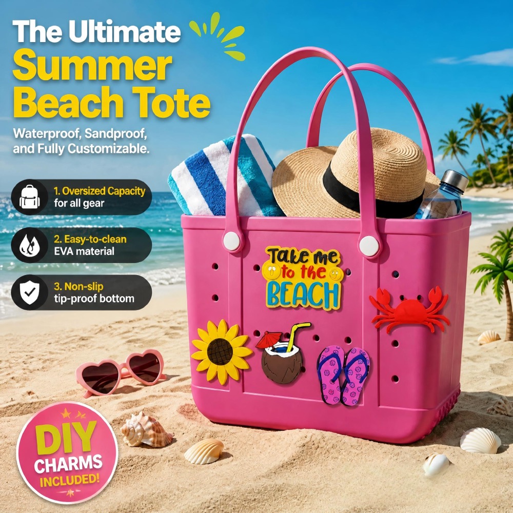 Große EVA-Strandtasche für Dam – Handbags Bewertung und Preis