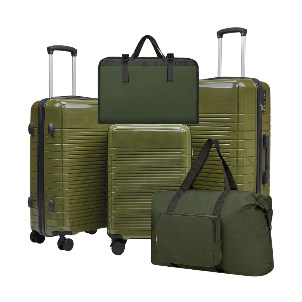 5-teiliges PP-Hartschalen-Koff – Spinner Wheel Rolling Suitcase 20 Inch Bewertung und Preis
