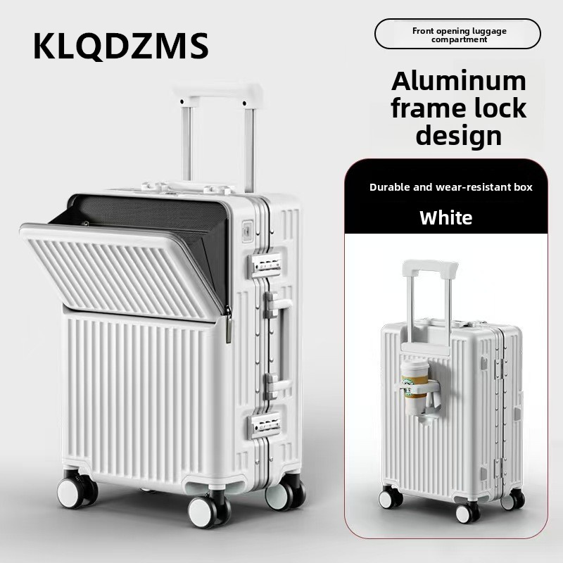 KLQDZMS Multifunktionaler Koff – Front Opening Laptop Luggage 24 Inch Bewertung und Preis
