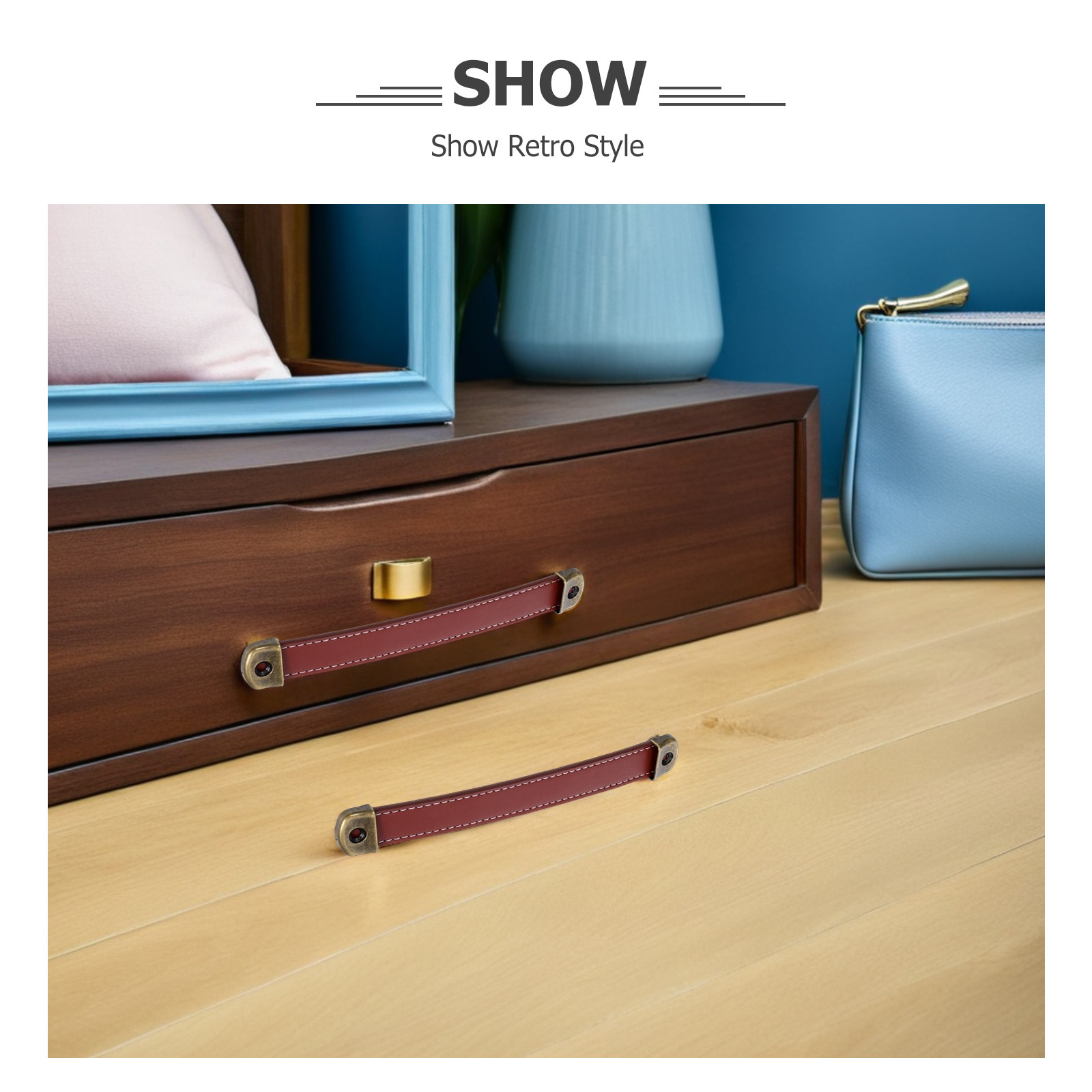 2 Stück Retro PU Schrankgriffe – Retro Vintage Trunk Suitcase Bewertung und Preis