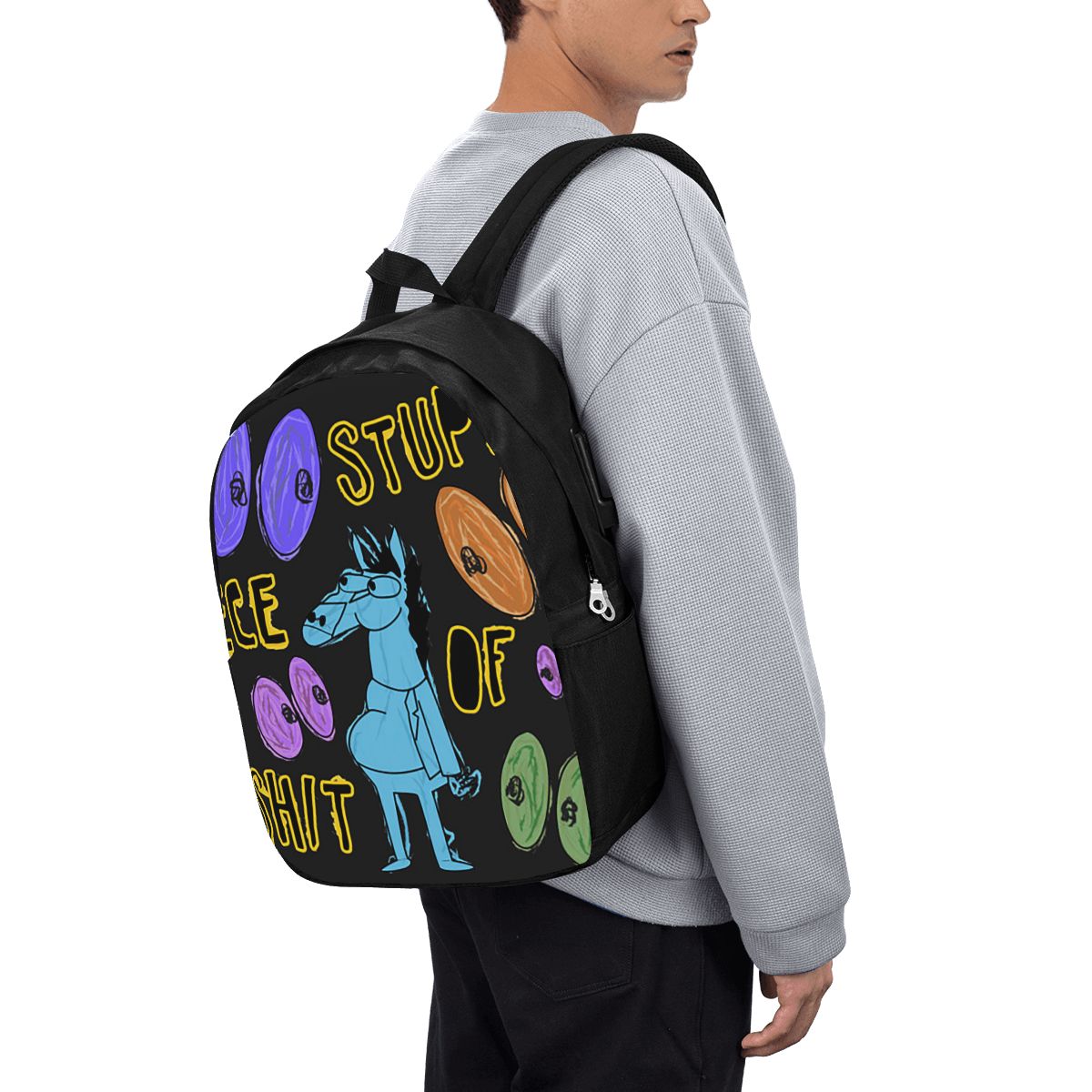 Cartoon Bojack Horseman Stupid – Backpacks Bewertung und Preis